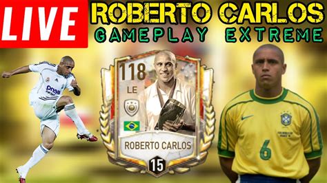 LIVE GAMEPLAY ROBERTO CARLOS 115 NO FIFA MOBILE YouTube