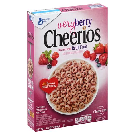 General Mills Cheerios Very Berry Cereal Shop Cereal At H E B