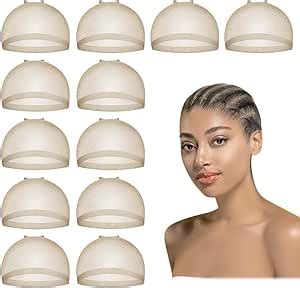 Dreamlover HD Wig Cap For Lace Front Wig Light Brown 12 Pieces