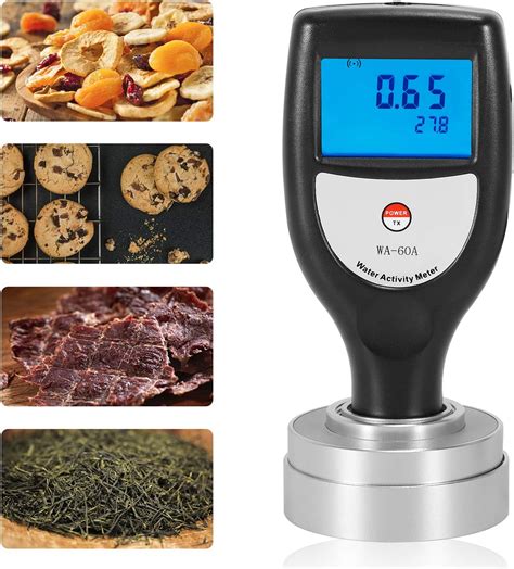 Cgoldenwall Portable Water Activity Meter Food Aw Tester Monitor Water