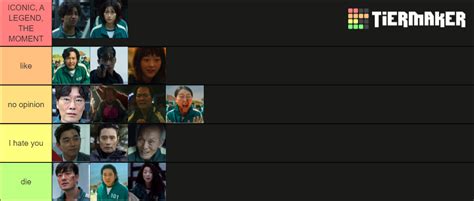 Squid Game Characters Tier List Community Rankings TierMaker