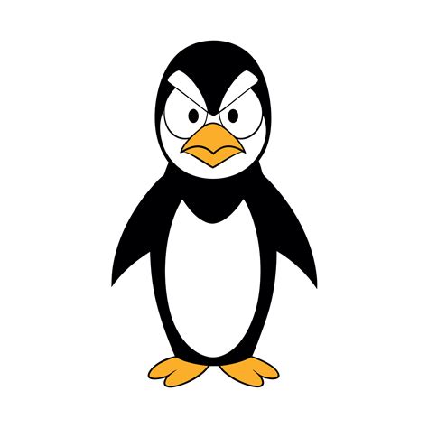 Erect Crested Penguin Angry Icon 47933322 Vector Art At Vecteezy