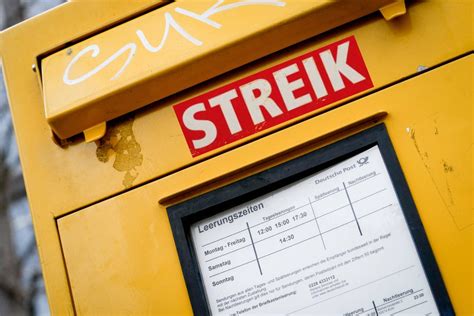 Deutsche Post Streik sorgt für Brief Chaos es kommt noch schlimmer