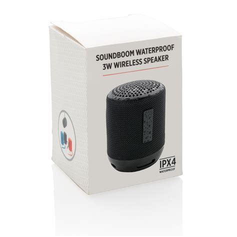 Soundboom waterproof 3W wireless speaker