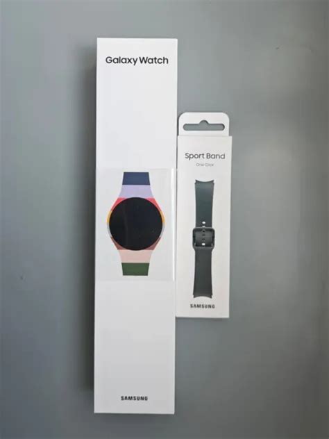 Samsung Galaxy Watch Graphite Sports Band Brand New Sealed Eur