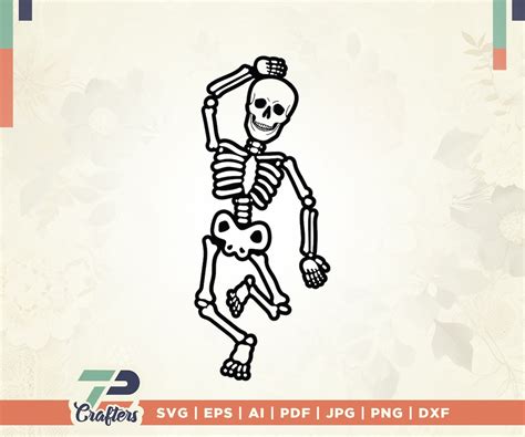 Dancing Skeleton Svg, Dancing Svg, Skeleton Svg, T-shirts, Skeleton ...