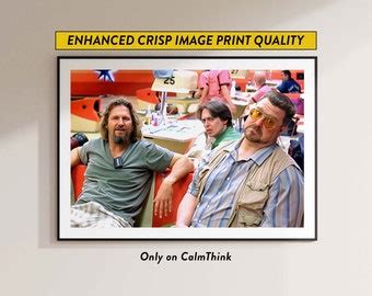 Big Lebowski Bowling Poster Funny Bathroom Art Print Big Lebowski Dude