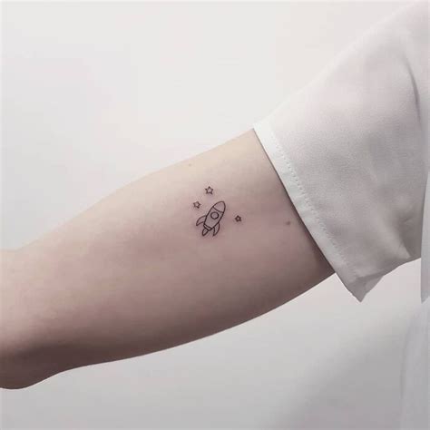 Rocket Tattoo | Rocket tattoo, Rocket ship tattoo, Minimalist tattoo