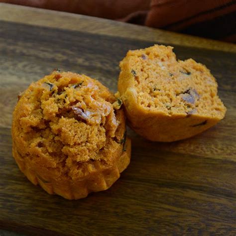 Muffins aux tomates confites cuits à la vapeur Gastronomico