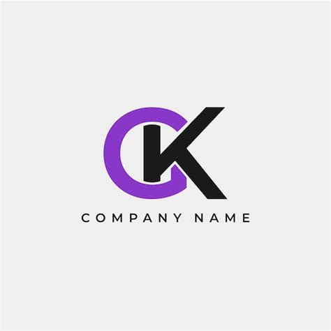 Premium Vector Letter Gk Initial Logo Monogram Typography