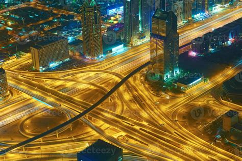 Dubai night skyline 11292247 Stock Photo at Vecteezy