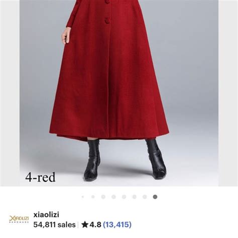 Winter Long Hooded Wool Princess Coat Women Vintage Inspired Maxi Wool