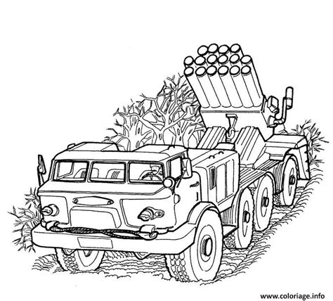 Coloriage Vehicule Militaire Dessin Militaire Imprimer