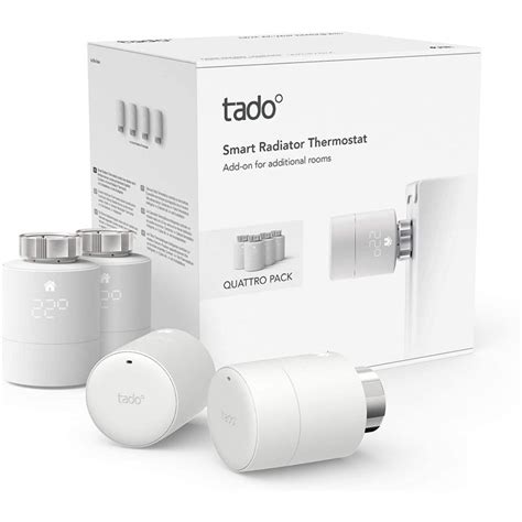 Tado Pack Quattro Thermostats Intelligents Compl Mentaires