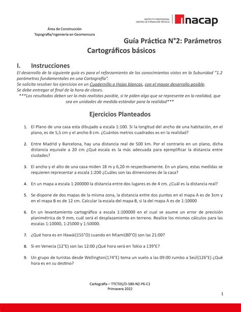 Guia Practica N2 Material Ingenieria en Geomensura Guía Práctica N