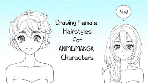 How To Draw Female Hair Anime