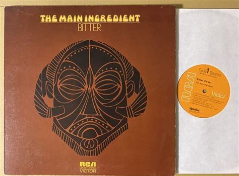 Main Ingredient Bitter Sweet S04369 シエスタレコード