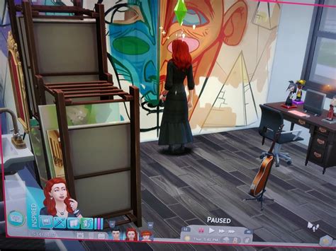 Because it's more fun to paint on the walls : r/Sims4