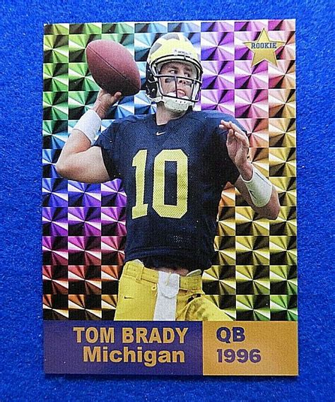 Tom Brady Michigan Tom Brady Signed LE Michigan Wolverines / Patriots