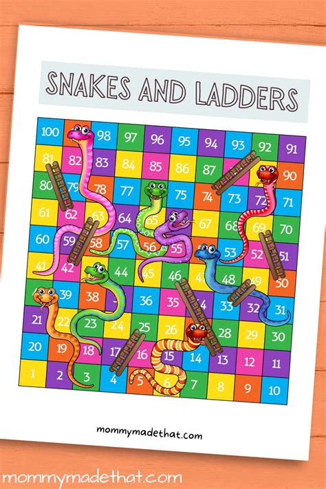 Printable Chutes And Ladders Game Pieces