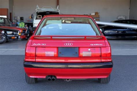 1988 B3 Audi 90 Quattro 5 Speed Tornado Red Black Leather Classic