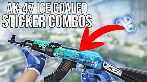 Ak Ice Coaled Sticker Combos Cs Go Youtube