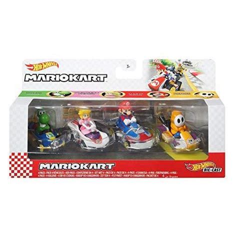 ホットウィール Hot Wheels マリオカート 4点パック マリオピーチヘイホーヨッシー MARIO KART マニアックス Yahoo 店 通販 Yahoo ショッピング