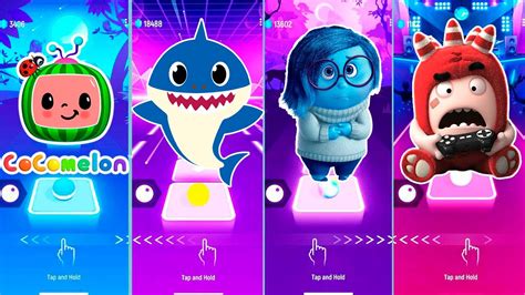 Cocomelon Baby Shark Inside Out Sadness Oddbods Fuse Who Will