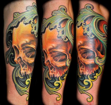 Colorful Skulls Tattoos