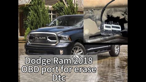 Dodge Ram 1500 Obd Port Location For Erase Dtc YouTube