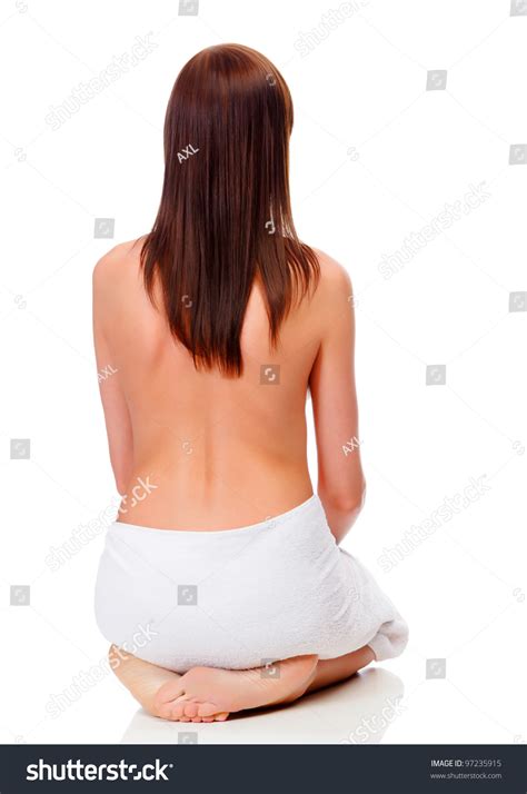 Beautiful Naked Female Back Isolated On Stock Photo Shutterstock