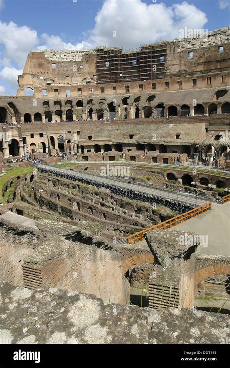 Colosseum interior. Rome. Italy Stock Photo - Alamy