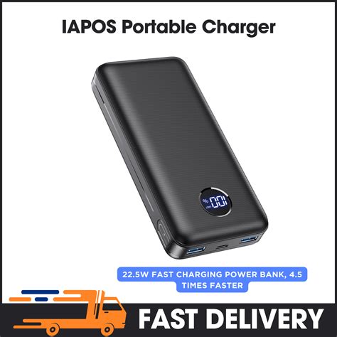 Iapos Portable Charger Mah Power Bank Usb C W Fast Charging