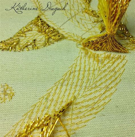 Katherine Diuguid Gold Work Gold Work Embroidery Gold Embroidery