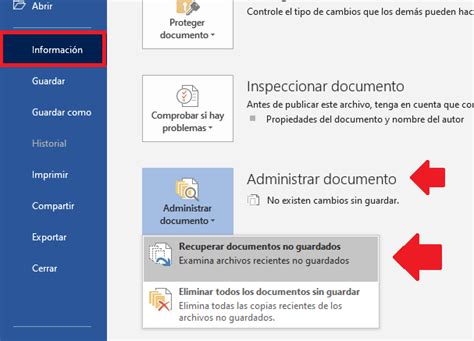 Cómo recuperar documentos de Word sin guardar Tecno HowTo