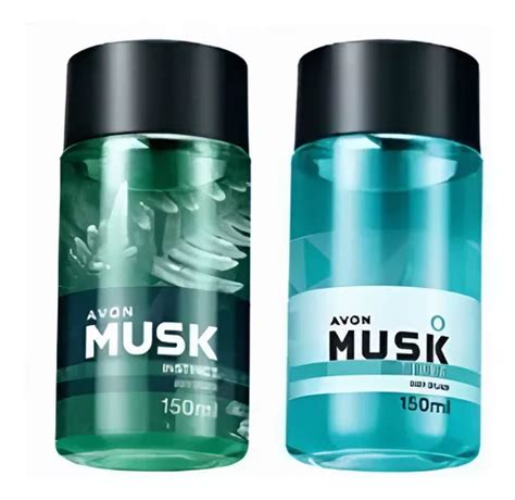 Musk Body Splash Avon Deo Colônia Freeze Masculino Frasco 2 Unidades