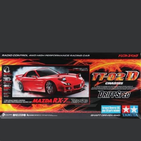 Tamiya Mazda RX 7 FD3S 1 10 Electric 4WD Drift Spec Car Kit TT 02D