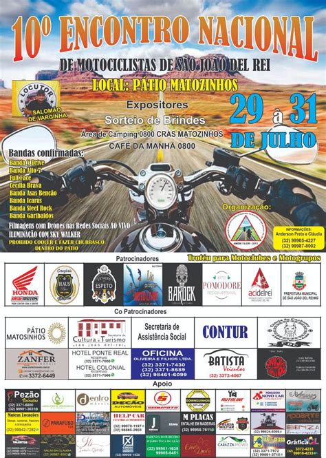 10º Encontro Nacional de Motociclistas de São João del Rei MG Jacaremoto