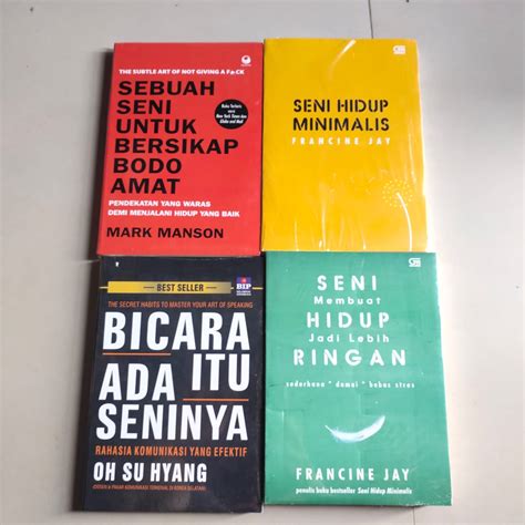 Jual Paket Buku Motivasi Best Seller Seni Membuat Hidup Jadi Lebih