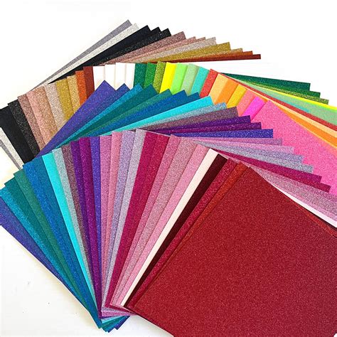 Glitter Luxe Cardstock Variety Pack 58 Sheets Encore Paper The