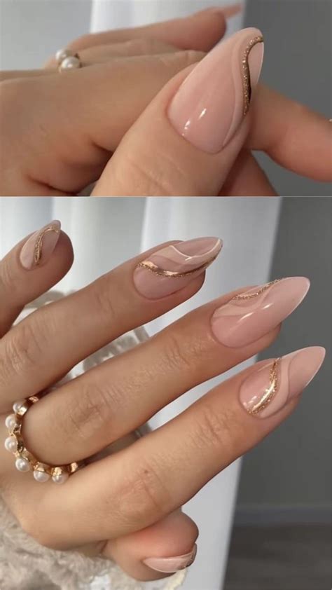 Blush Nails Neutral Nails Gold Nails Nude Nails Nail Manicure Casual Nails Chic Nails