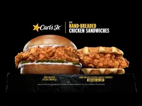 Carl S Jr New Hand Breaded Chicken Sandwiches Ad Commercial