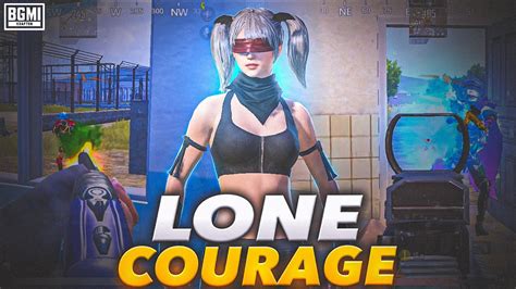 Lone Courage🔱 Handle The Most Intense Situations 1v4 Clutches Bgmi