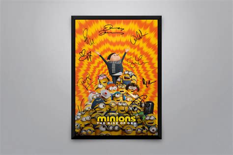 Minions: The Rise of Gru - Signed Poster + COA – Poster Memorabilia