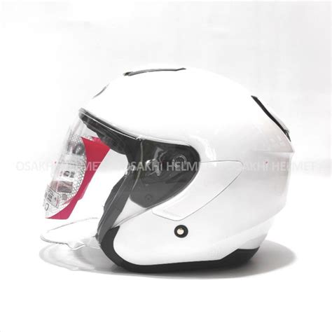 Jual Kyt Kyoto White Solid Putih Helm Mirip Shoei J Cruise Tinggal