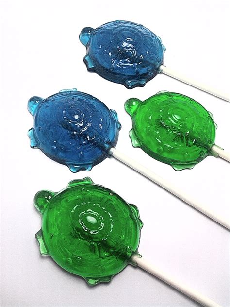12 Turtle Lollipops Turtle Party Favors Etsy