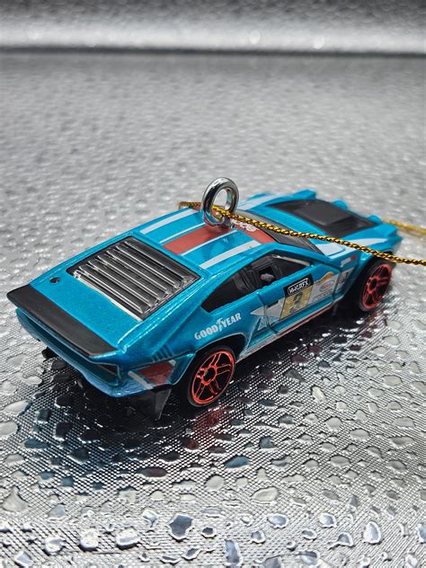 Hot Wheels Dimachinni Veloce BLUE Christmas Tree Ornament Etsy