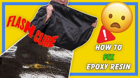 How To Repair Epoxy Resin - Fix Epoxy Dents Flash Cure - Countertop
