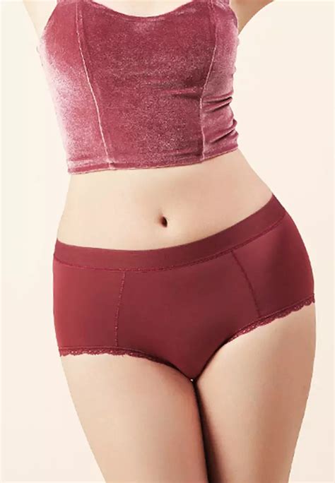 Buy Dear Eve Lingerie Vixen Red Highwaist Panties 2024 Online ZALORA