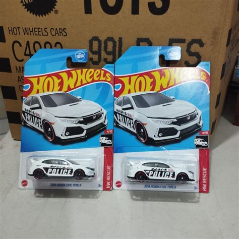 Hot Wheels Honda Civic Type R Card Not Mint Shopee Philippines